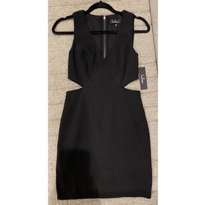 Lulus Sleeveless Mini Black Dress Size XS NWT
